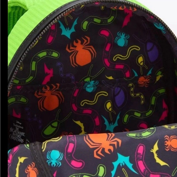 NEW Loungefly Nightmare Before Christmas OOGIE BOOGIE Glow in the Dark Backpack - Picture 5 of 5